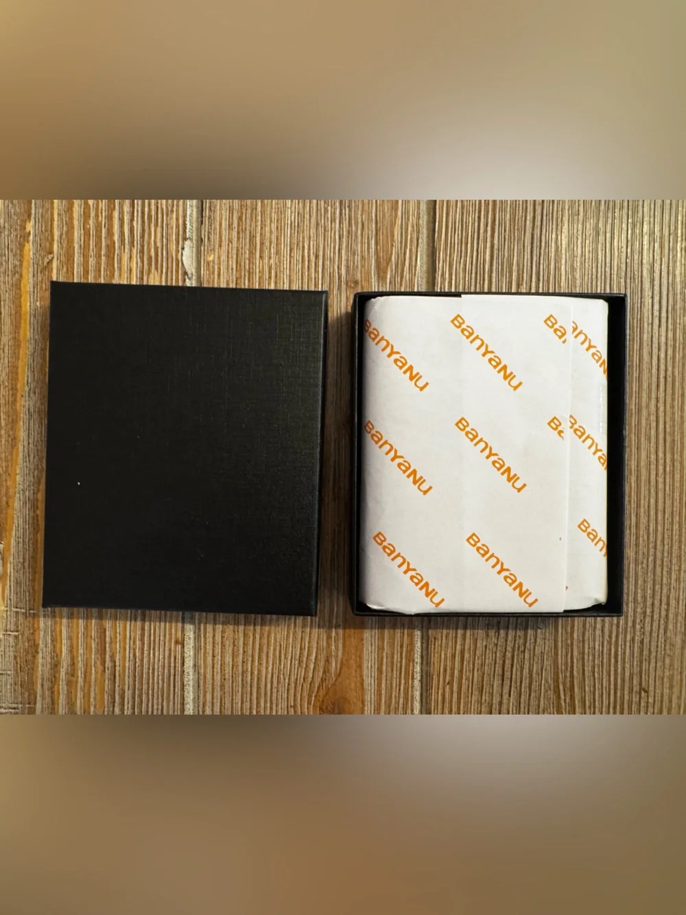 SENYIDUCAN BanYaNu RFID Trifold Wallet for Men - Mens Genuine Leather Wallet
